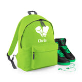 Personalised Boxing Gloves Backpack | Kids School Bag with Name
