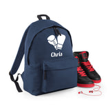 Personalised Boxing Gloves Backpack | Kids School Bag with Name