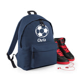 Personalised Football Backpack | Kids School Bag with Name