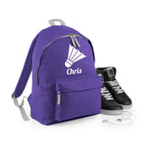 Personalised Badminton Backpack | Kids School Bag with Name