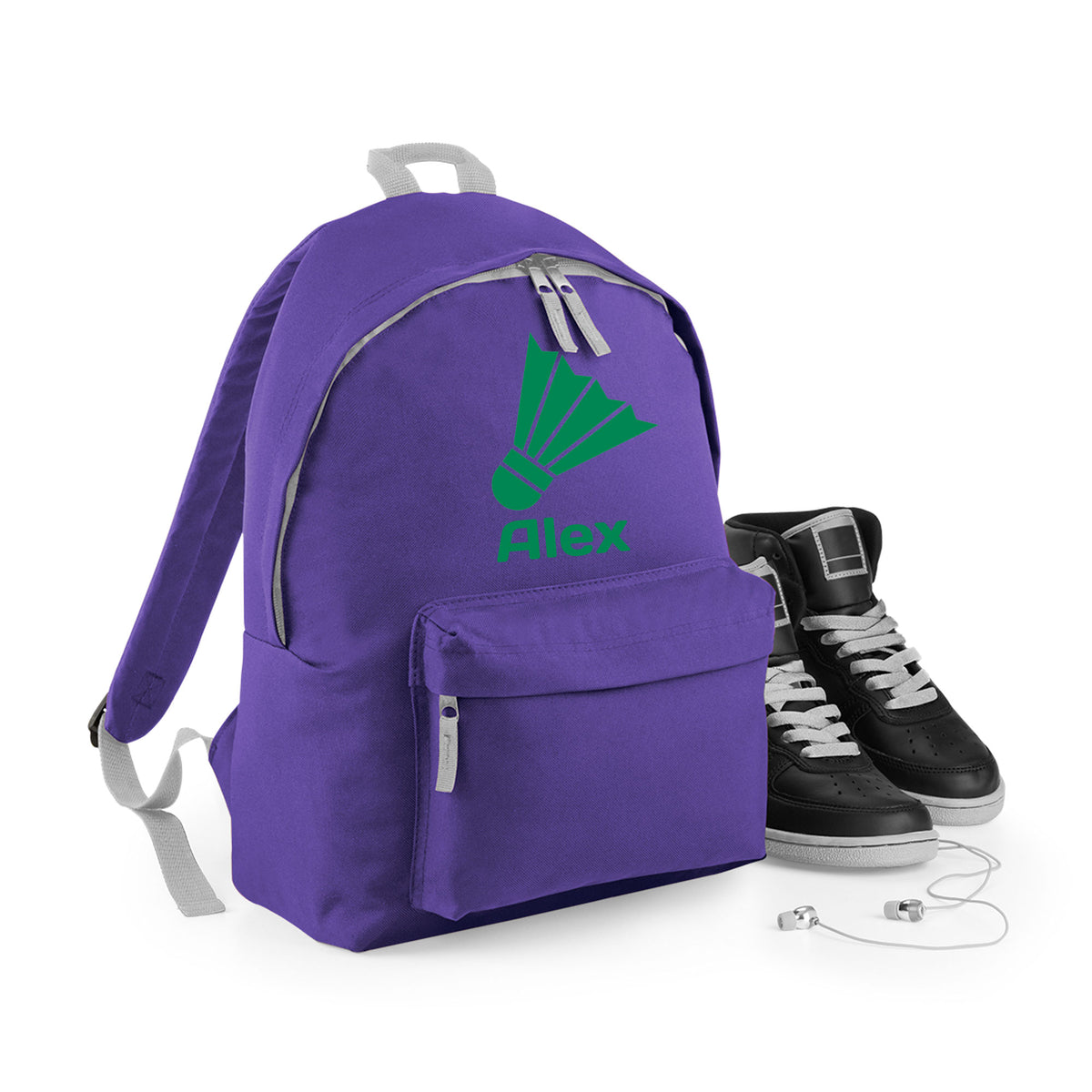 Personalised Badminton Backpack | Kids School Bag with Name