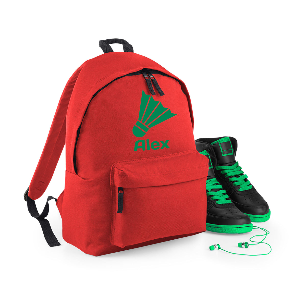 Personalised Badminton Backpack | Kids School Bag with Name