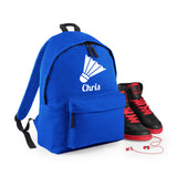 Personalised Badminton Backpack | Kids School Bag with Name