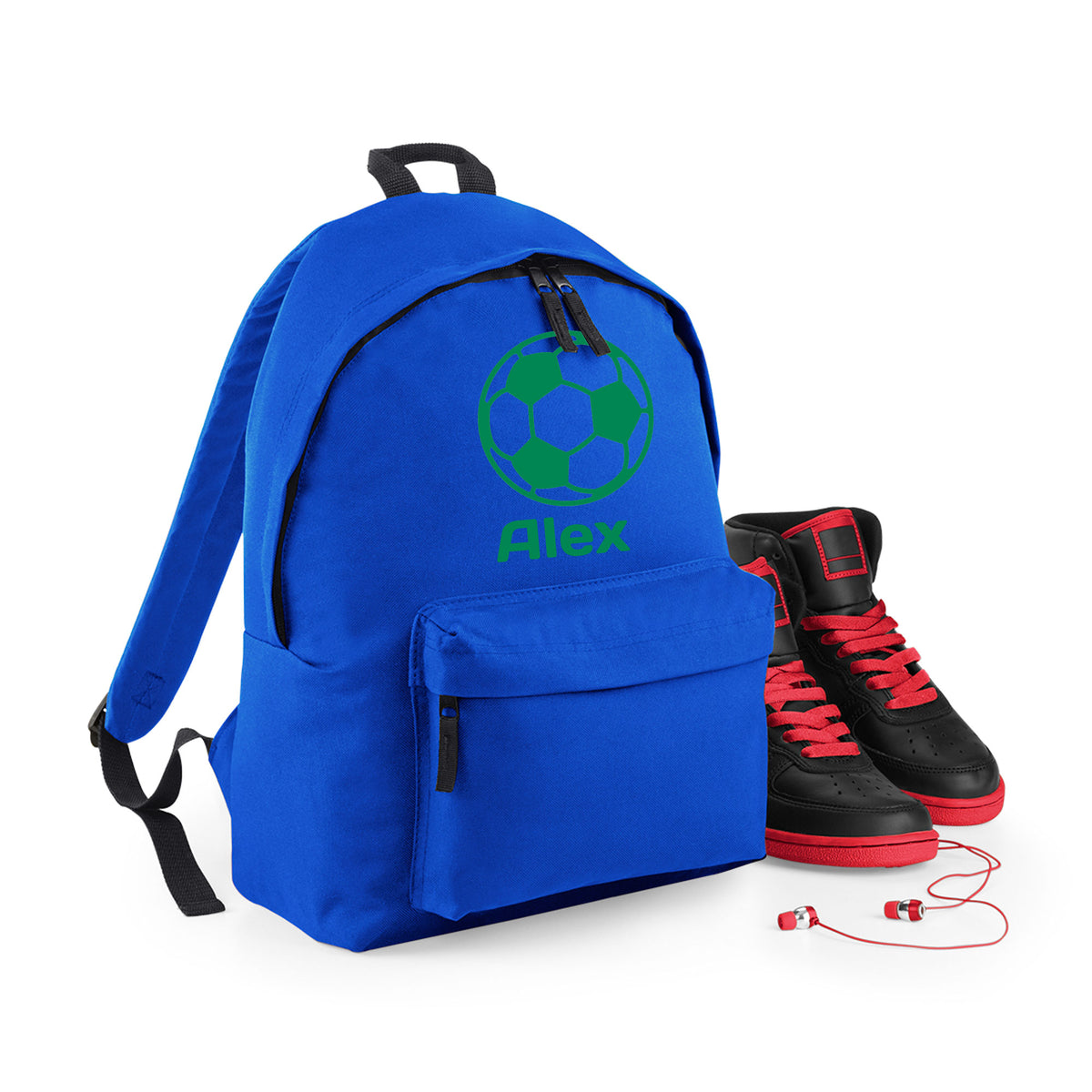 Personalised Football Backpack | Kids School Bag with Name