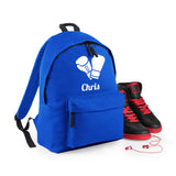 Personalised Boxing Gloves Backpack | Kids School Bag with Name