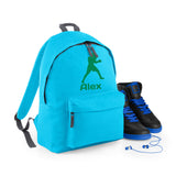 Personalised Boxer Design Backpack | Kids School Bag with Name