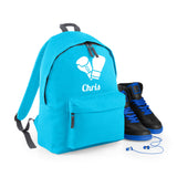 Personalised Boxing Gloves Backpack | Kids School Bag with Name