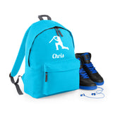 Personalised Cricket Backpack | Kids School Bag with Name