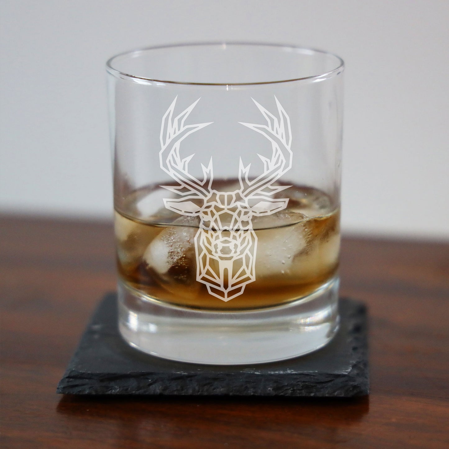 Stag Engraved Whisky Glass  - Always Looking Good -   