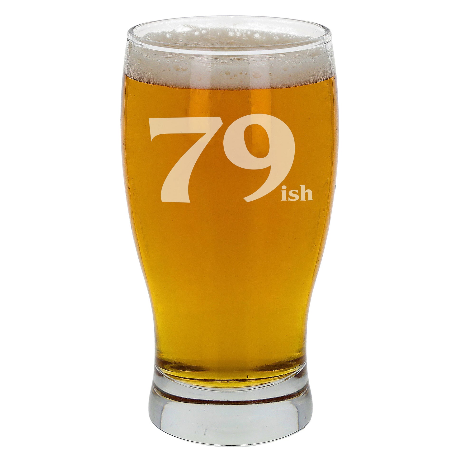 79ish Pint Glass and/or Coaster Set  - Always Looking Good -   