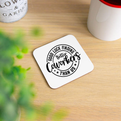 Better Coworker Ceramic Mug &/or Coaster Gift Set – Funny Leaving & Good Luck Present