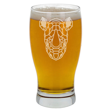 Rhino Engraved Pint Glass For Rhino Lovers - Always Looking Good -   