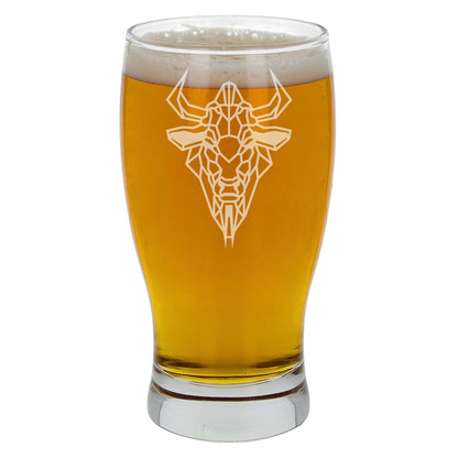 Buffalo Engraved Beer Pint Glass  - Always Looking Good -   beer glass with engraving  beer glass with engraving 