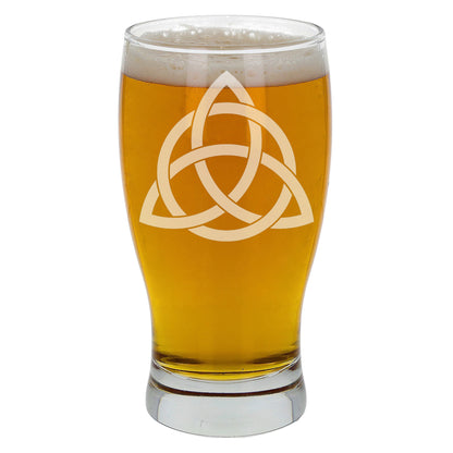 Celtic Knot Engraved Beer Pint Glass and/or Coaster Set  - Always Looking Good - Beer Glass Only  engraved pint beer glasses