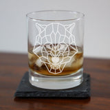 Wolf Engraved Whisky Tumbler Glass For Wolf Lovers - Always Looking Good -   