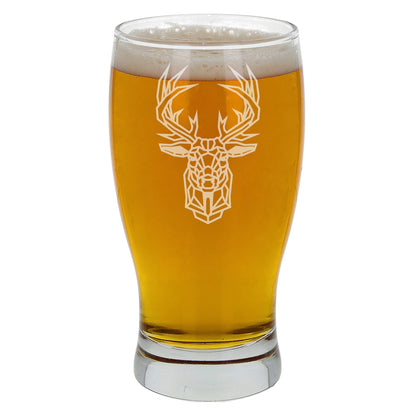 Stag Engraved Beer Pint Glass  - Always Looking Good -   