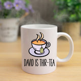 I Am Thir-Tea Personalised 30th Birthday Ceramic Mug – Funny Gift for Tea Lovers