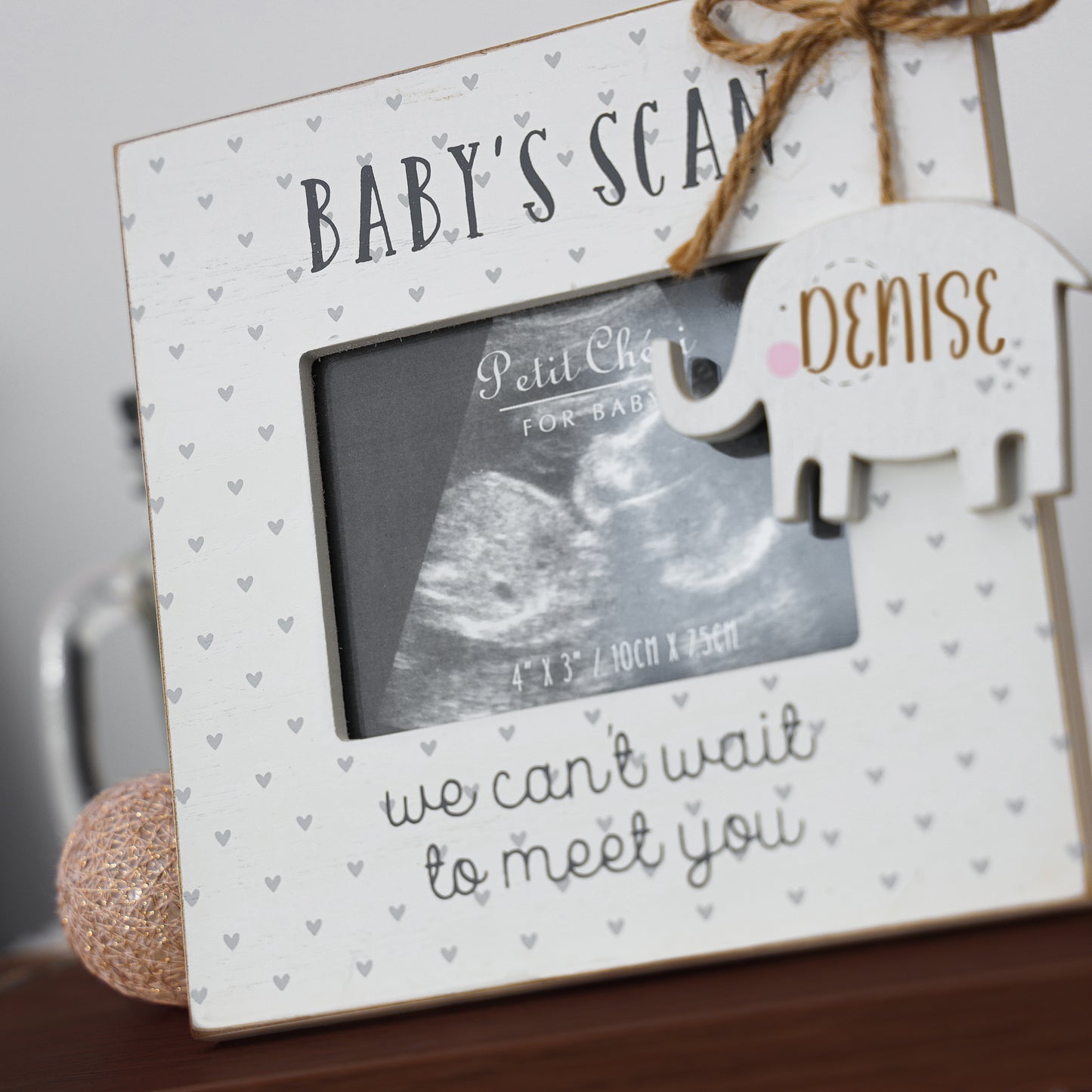 Personalised Engraved Baby Scan Photo Frame  - Always Looking Good -   