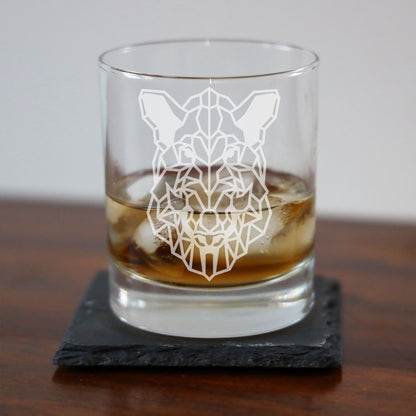 Warthog Engraved Whisky Glass  - Always Looking Good -   