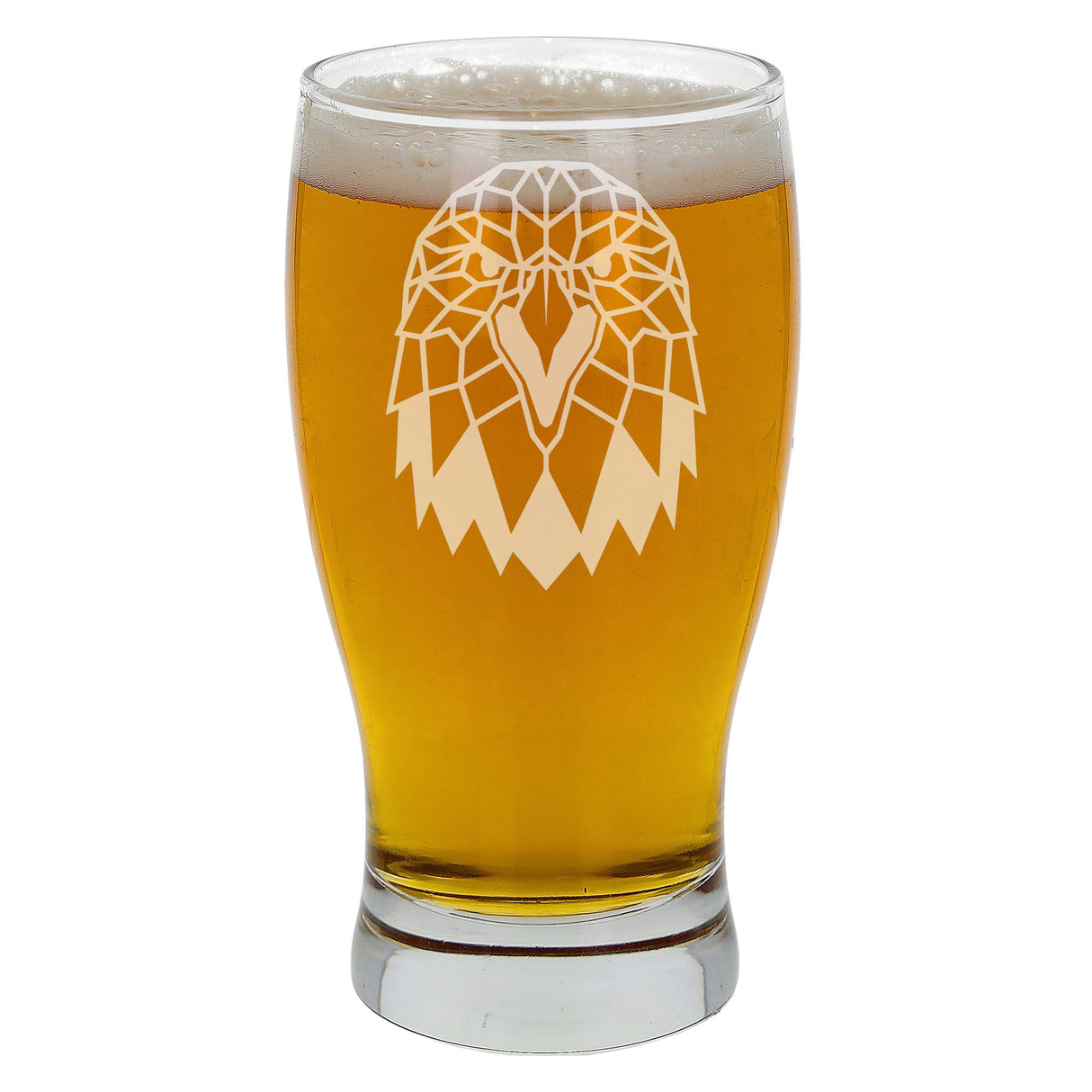 Eagle Engraved Beer Pint Glass  - Always Looking Good -   