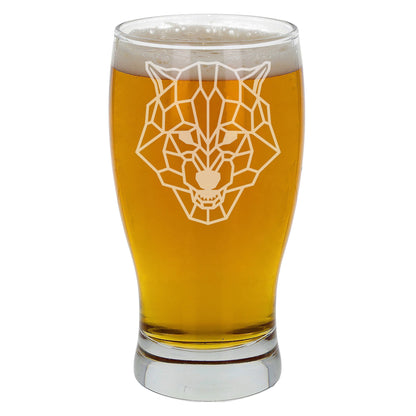 Wolf Laser Engraved Beer Glass For Wolf Lovers  - Always Looking Good -   