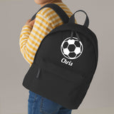 Personalised Football Backpack | Kids School Bag with Name