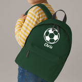 Personalised Football Backpack | Kids School Bag with Name