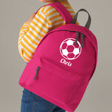Personalised Football Backpack | Kids School Bag with Name