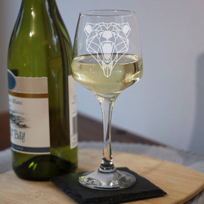 Grizzly Bear Engraved Wine Glasses For Wine Lovers - Always Looking Good -   