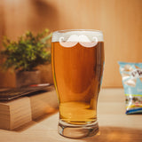Moustache Engraved Pint Glass and/or Coaster Set - Always Looking Good -   