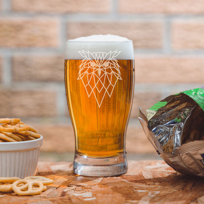 Owl Engraved Pint Glass  - Always Looking Good -   