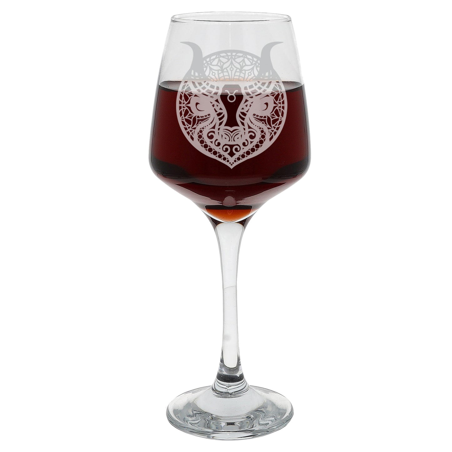 Taurus Zodiac Engraved Wine Glass  - Always Looking Good -   