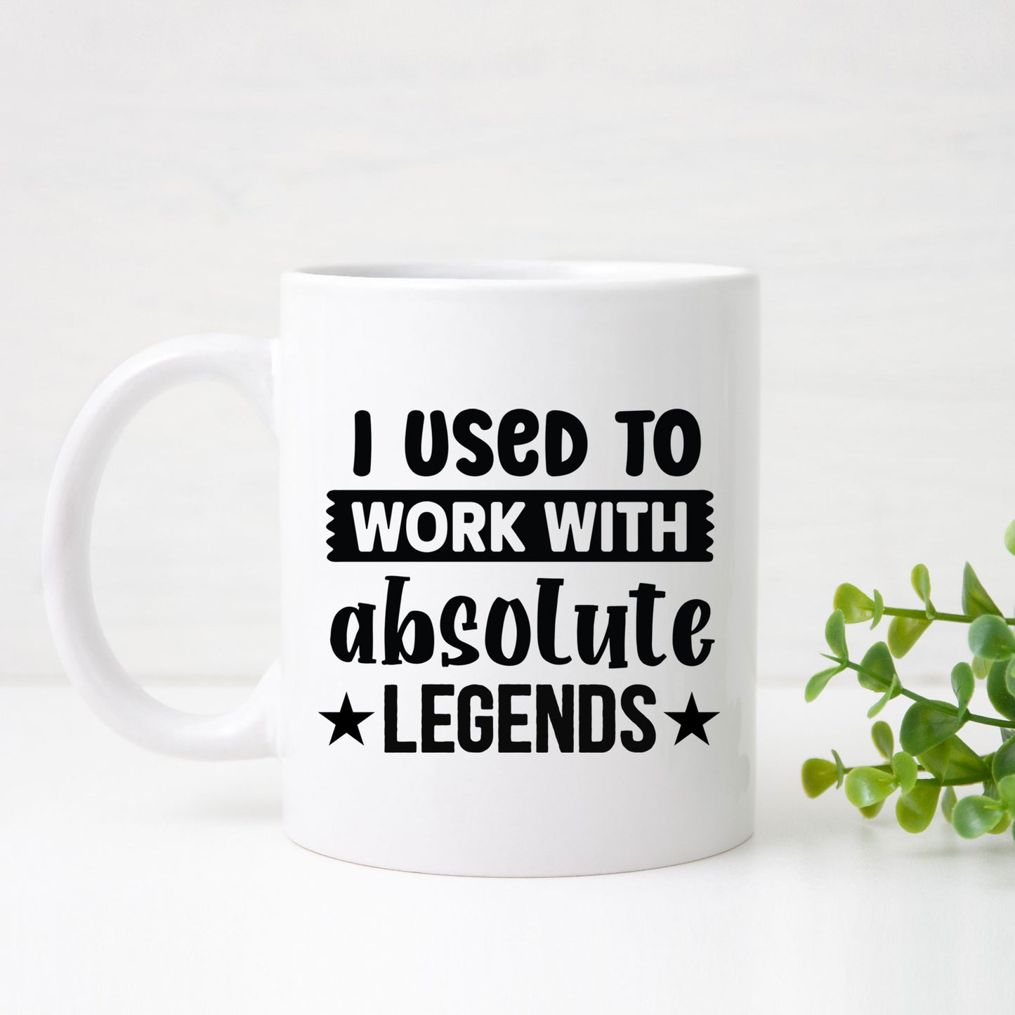 I Used to Work with Absolute Legends Mug & Coaster Set