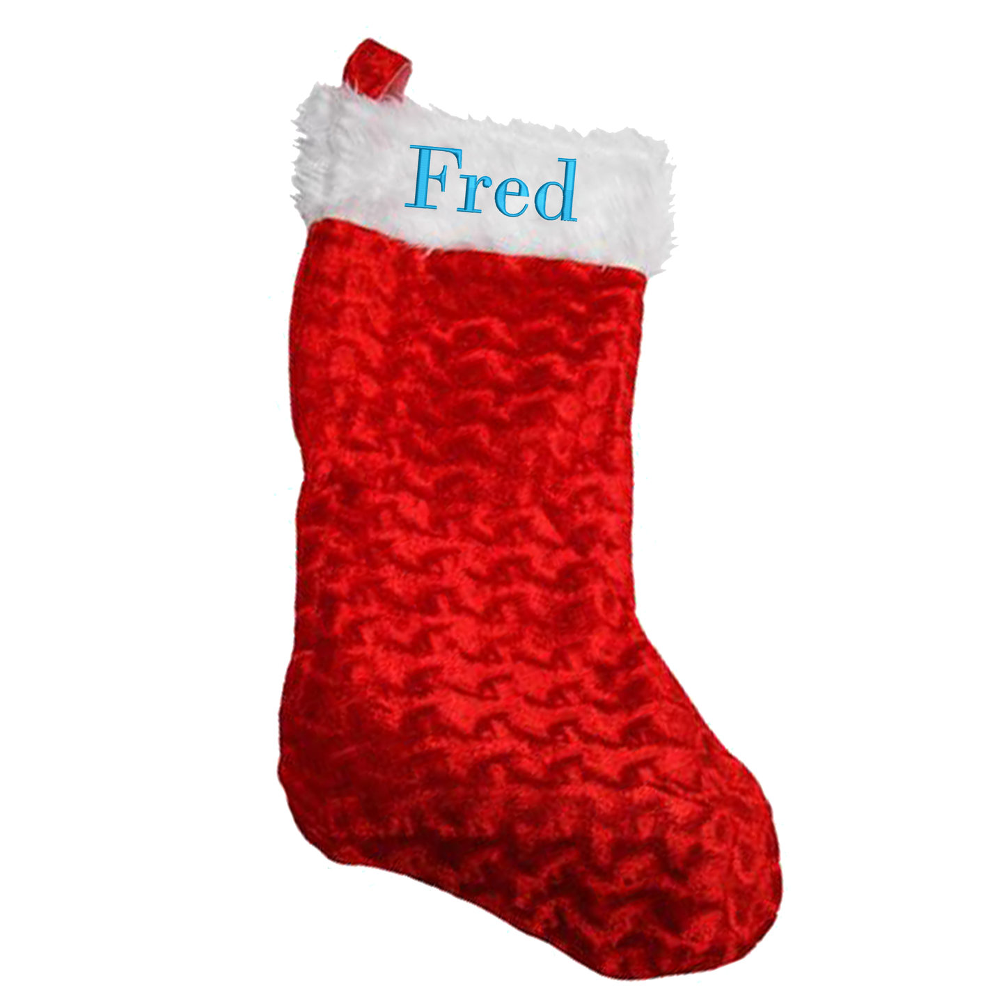 Extra Large Personalised Jumbo Plush Christmas Stocking Embroidered with Any Name