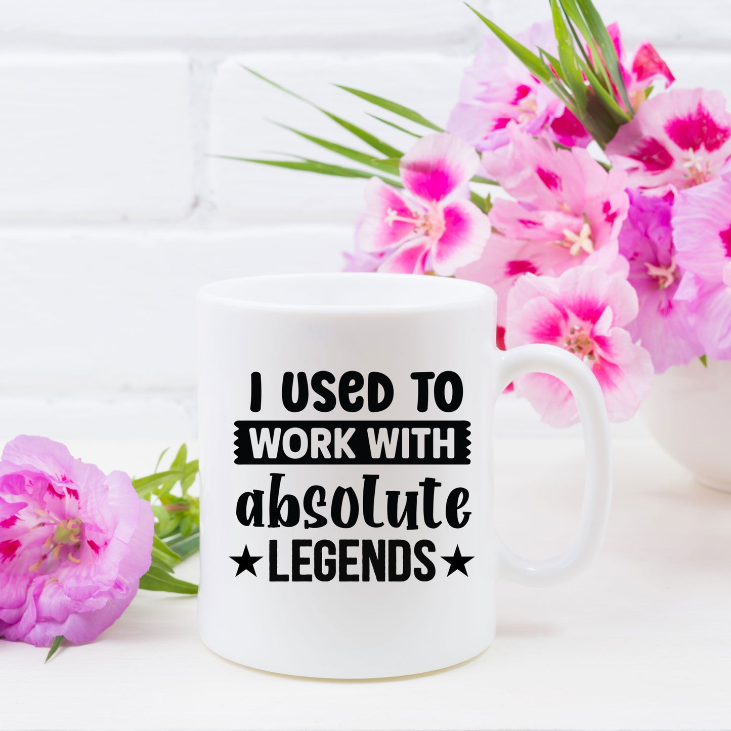I Used to Work with Absolute Legends Mug & Coaster Set