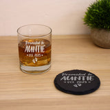Pregnancy Announcement Gift “Promoted To......” Engraved Whisky Glass
