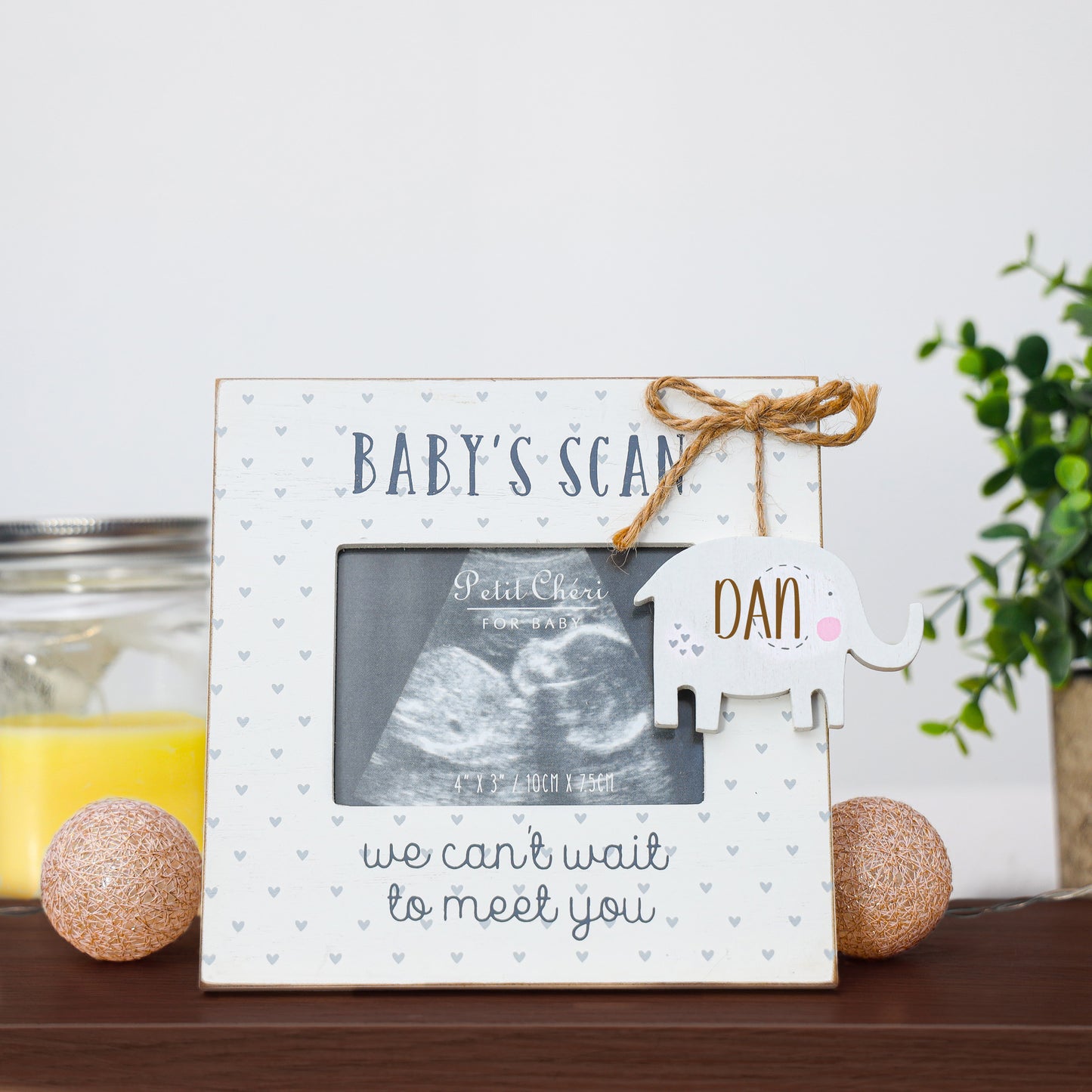 Personalised Engraved Baby Scan Photo Frame  - Always Looking Good -   