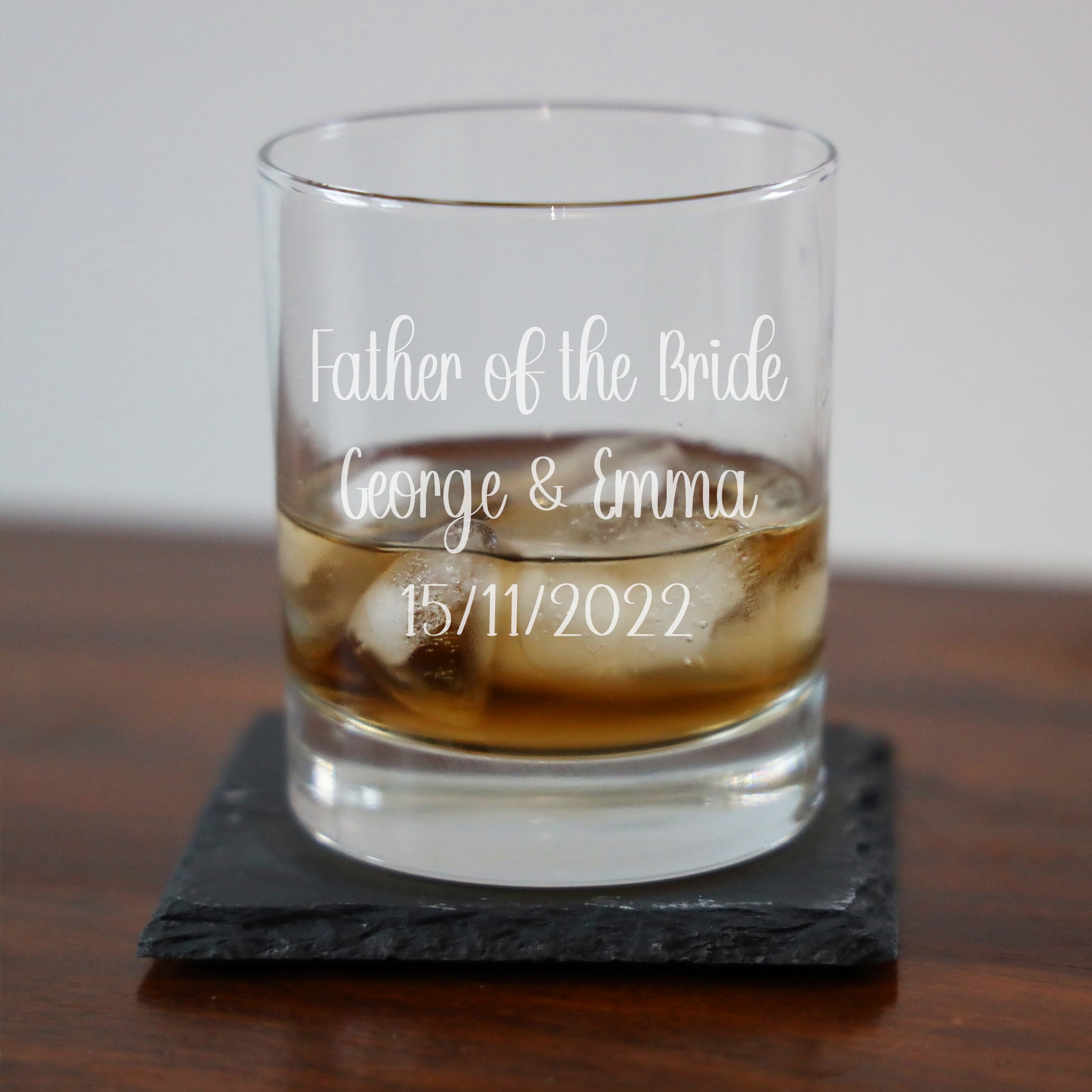 Create Your Own Personalised Engraved Whisky Glass  - Always Looking Good -   