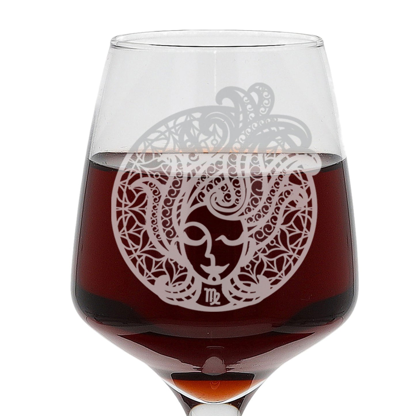 Virgo Zodiac Engraved Wine Glass  - Always Looking Good -   