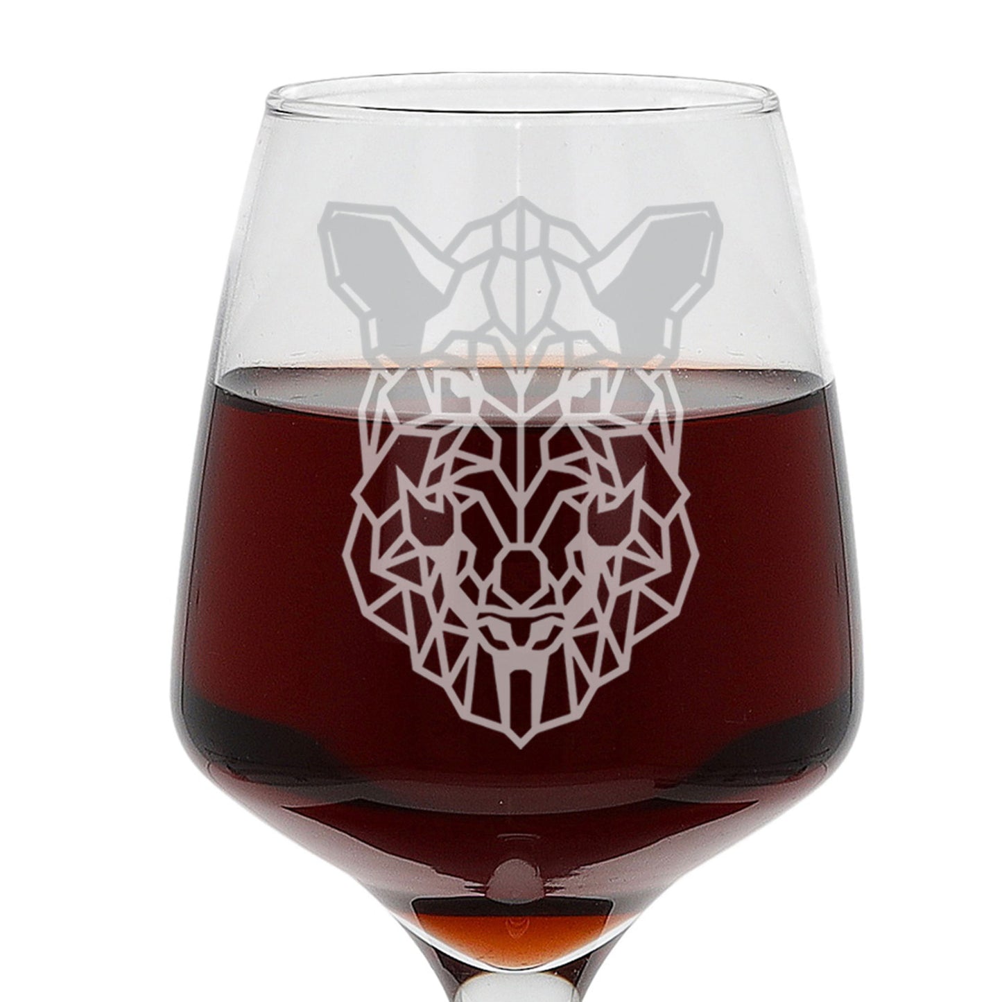 Warthog Engraved Wine Glass  - Always Looking Good -   