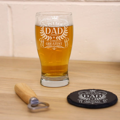 Vintage World's Greatest 'ANY RELATIVE' Engraved Beer Pint Glass