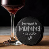 Pregnancy Announcement Gift “Promoted To......” Engraved Whisky Glass