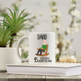 Officially A Grumpy Old Man Personalised Birthday Ceramic Mug – Funny Birthday Gift for Him