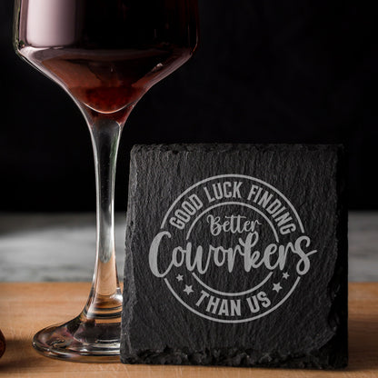 Engraved Wine Glass for Coworkers – Funny New Job Gift for Colleagues