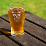 Sugar Skull Engraved Pint Glass For Beer Lovers  - Always Looking Good -   