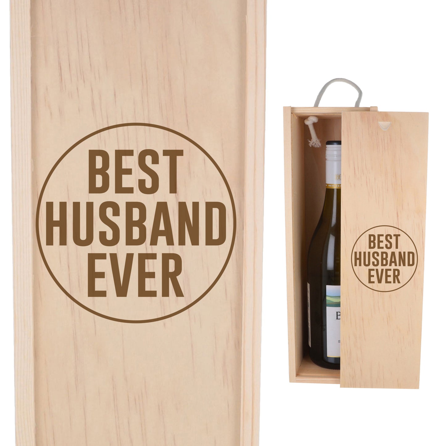 Wooden Bottle Box