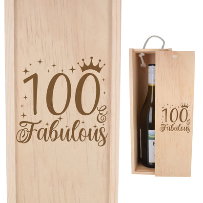 Wooden Bottle Box