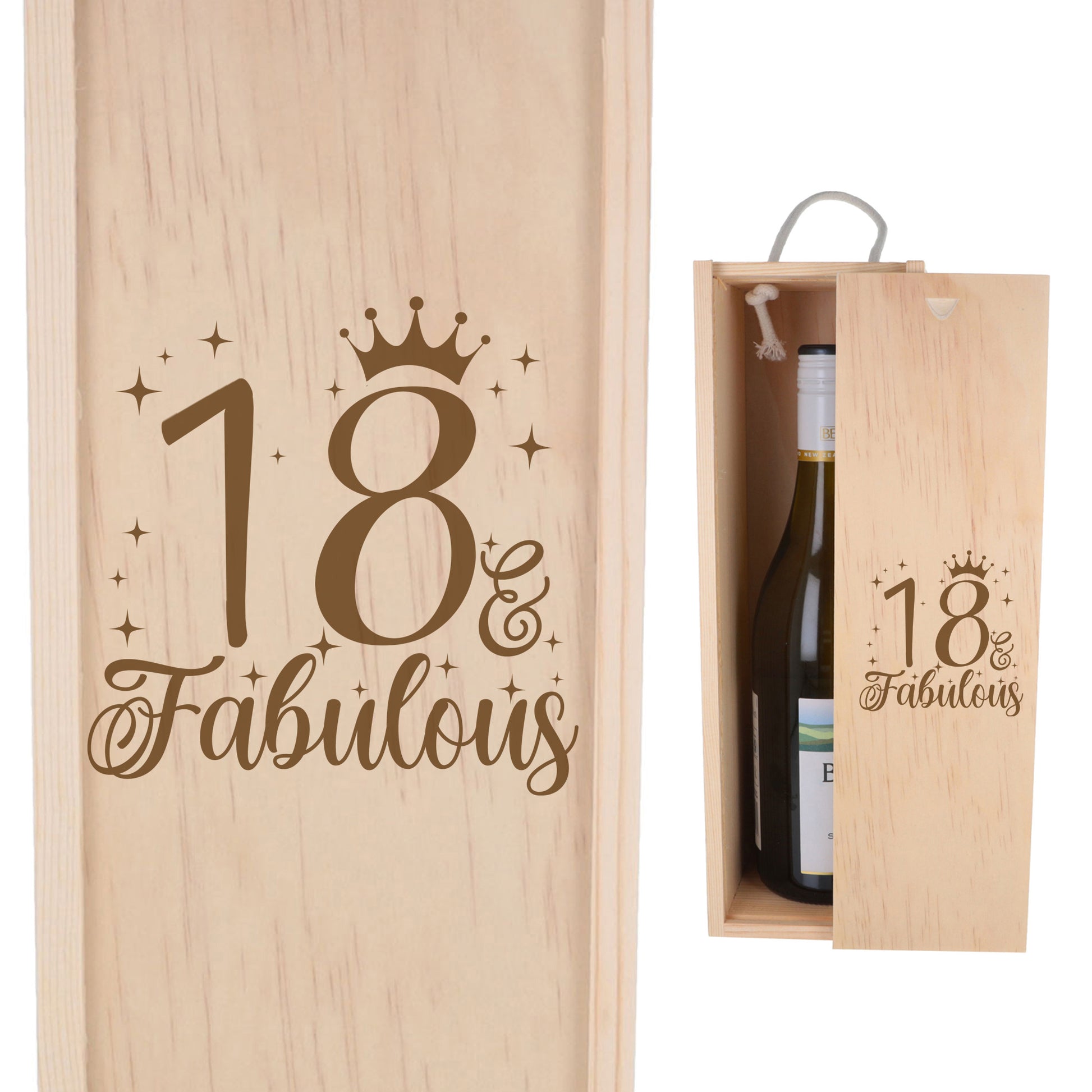 Wooden Bottle Box
