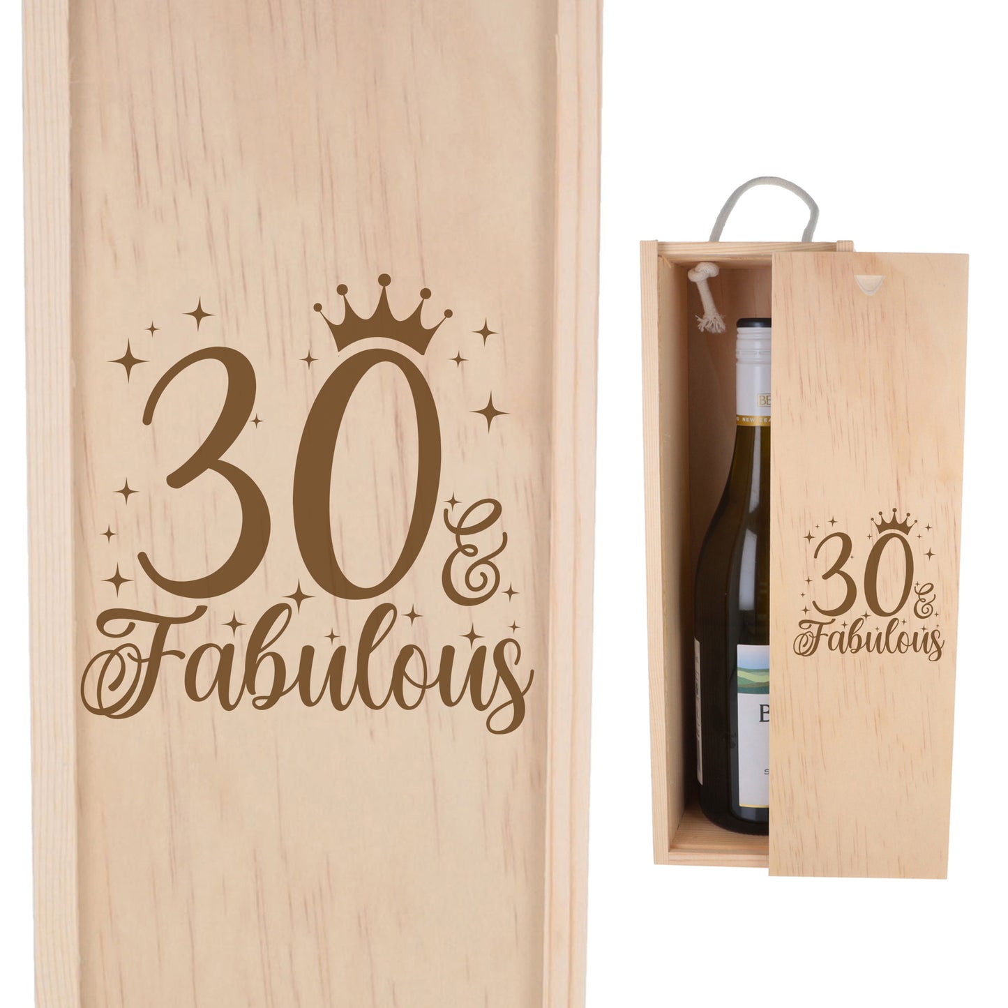 Wooden Bottle Box