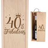 Wooden Bottle Box